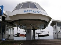 Špindlerův Mlýn - horní stanice lanovky na Medvědíně