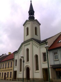 Masarykovo náměstí, evangelický kostel