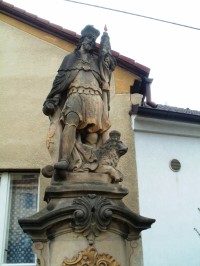 Hradec Králové - Plotiště nad Labem - socha sv. Václava