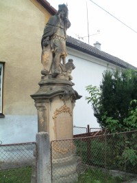 Hradec Králové - Plotiště nad Labem - socha sv. Václava