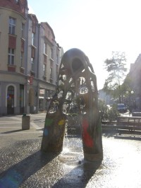 Hradec Králové - fontána na Baťkově náměstí