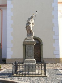 Týnec nad Labem - socha sv. Jana Křtitele