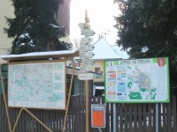 Lomnice nad Popelkou - hlavní turistický rozcestník