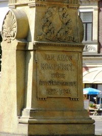 Hořice - pomník J. A. Komenského