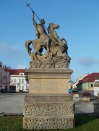 Miletín - pomník sv. Jiří