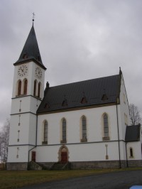 Horní Maxov - kostel Nejsvětějšího srdce Páně