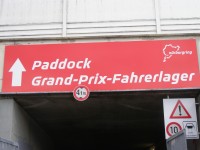 Nurburgring - vstup do depa