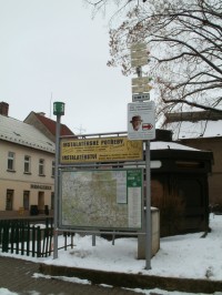 Kostelec nad Orlicí - hlavní turistický rozcestník