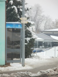 turistické rozcestí Žamberk - u autobusového nádraží