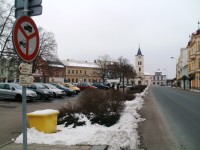 turistické rozcestí Týniště nad Orlicí - Mírové náměstí