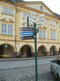 turistické rozcestí Jičín - Valdštejnovo náměstí