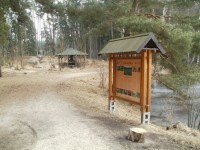turistické rozcestí rybník Výskyt - Hradecké lesy
