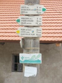 turistické rozcestí Hoděšovice
