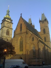 Hradec Králové - chrám sv. Ducha a Bílá věž