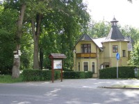 turistické rozcestí Lázně Bělohrad - Bažantnice