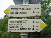 turistické rozcestí Police nad Metují - žst, nádraží