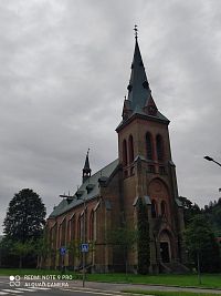 Horní Maršov - kostel Nanebevzetí Panny Marie, r. 2023