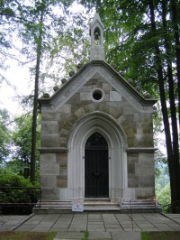Lázně Jeseník - kaple s mauzoleem Vincenze Priessnitze