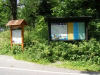 turistické rozcestí Travná - Ladecké sedlo