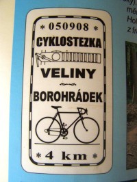 Cyklostezka  Veliny - Borohrádek