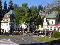 Špindlerův Mlýn - hlavní turistický rozcestník