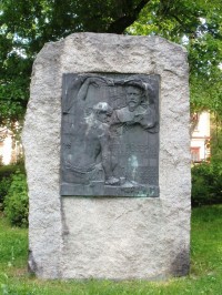 Jilemnice - pomník geologa Františka Pošepného
