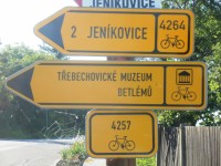 cykloturistické rozcestí - Libníkovice, u křižovatky