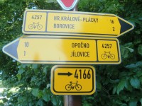 cykloturistické rozcestí - Libníkovice, u rozhledny
