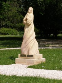Lázně Bělohrad - socha sv. Anežky České