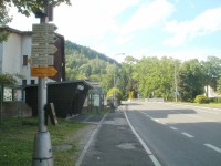 turistické rozcestí Horní Maršov - bus