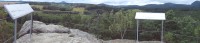 panorama z vrcholové plošiny Havraních skal