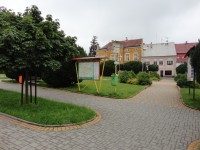 turistické rozcestí Cvikov - náměstí