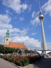 Televizní věž a Marienkirche