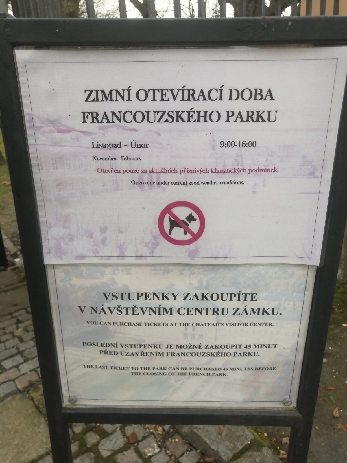 Francouzský zámecký park - Dobříš