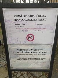 Francouzský zámecký park - Dobříš