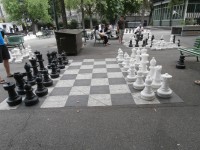 Ženeva - šachy v Parc des Bastions