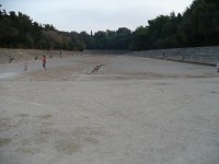stadion pod Apollonovým chrámem na Monte Smith