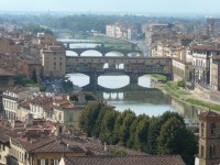 Florencie - most Ponte Vecchio