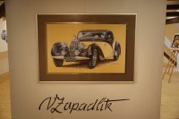výstava „Obrazy automobilového světa“ Václava Zapadlíka