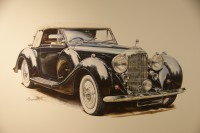 výstava „Obrazy automobilového světa“ Václava Zapadlíka
