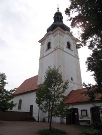 barokní hranolová věž