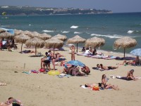 Černé moře a obzorská pláž