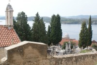 pohled od hřbitova sv. Anny ke katedrále