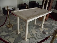 oltářní stůl baziliky