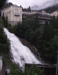 Bad Gastein - spodní část vodopádu