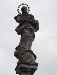 mariánský sloup v Benkově