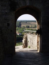 výhled z brány Porta Firenza