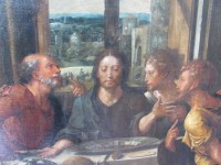 Pieter Coeck D´Alost - Poslední večeře Páně (1528)