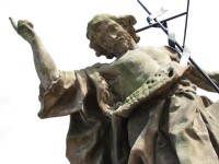 Mitrovice u Moravičan – socha sv. Jana Křtitele (Ondřej Zahner)
