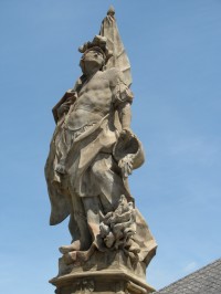 Náklo - socha sv. Floriána
